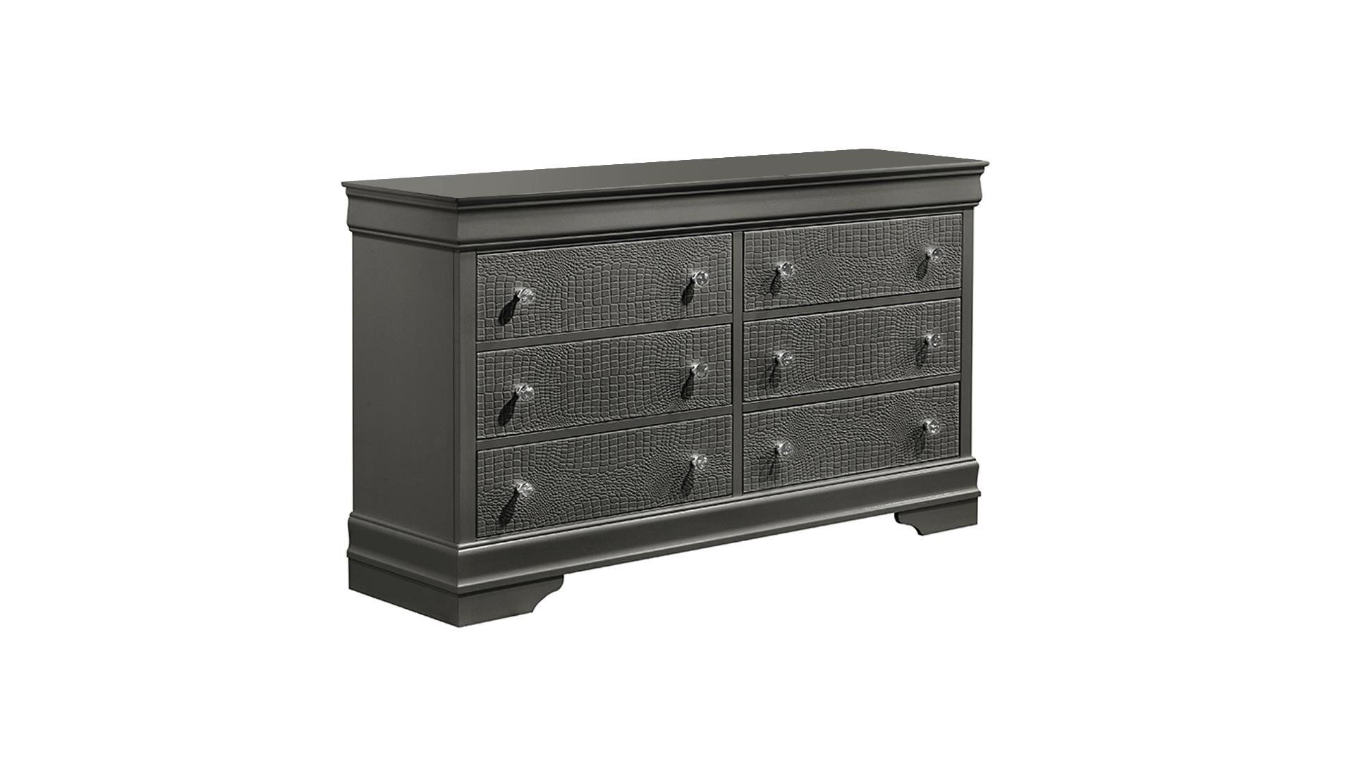 Blaze King Bedroom Set in Gray – Image 3