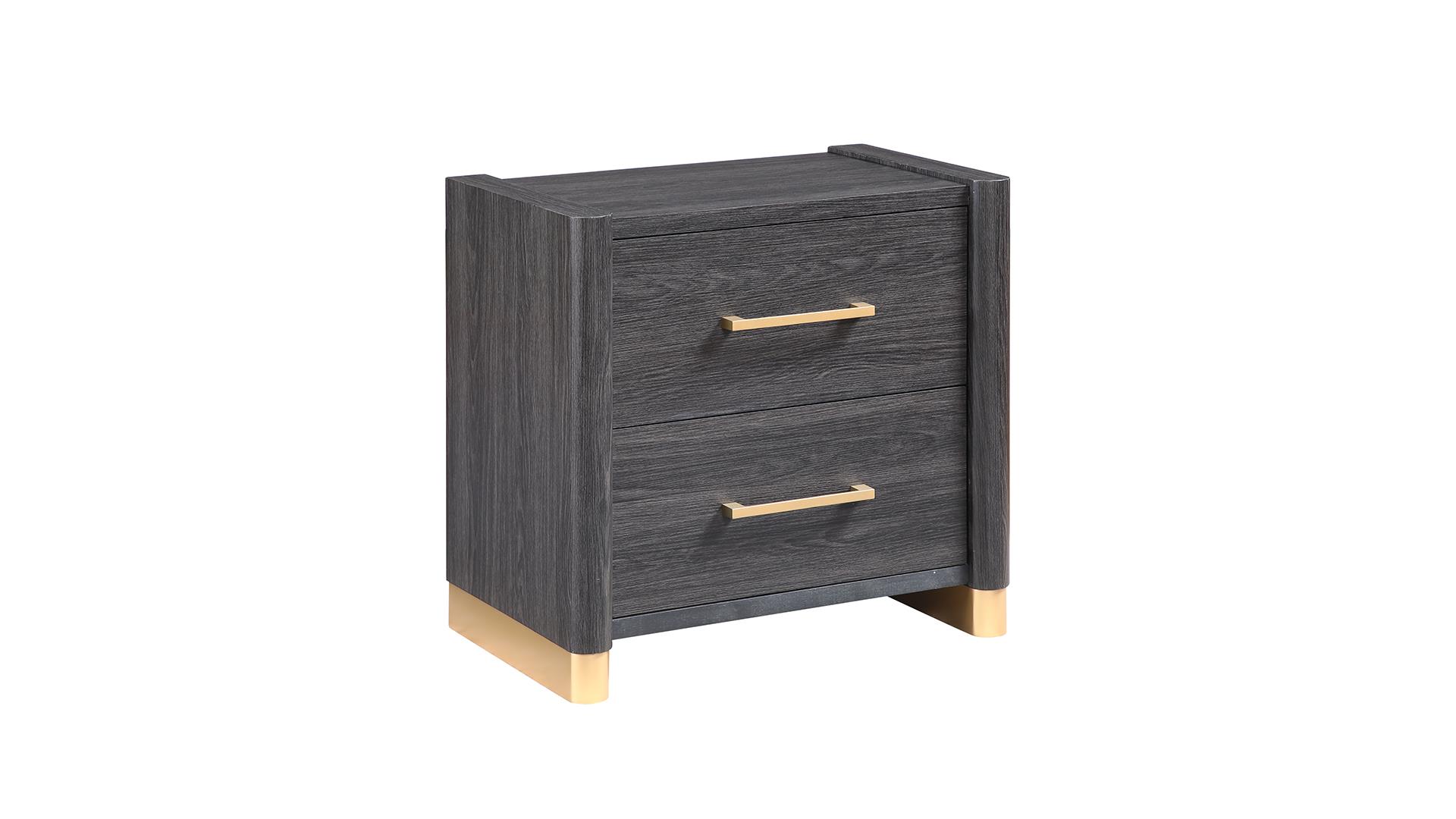 Clifton King Bedroom Set in Charcoal Gray – Image 5