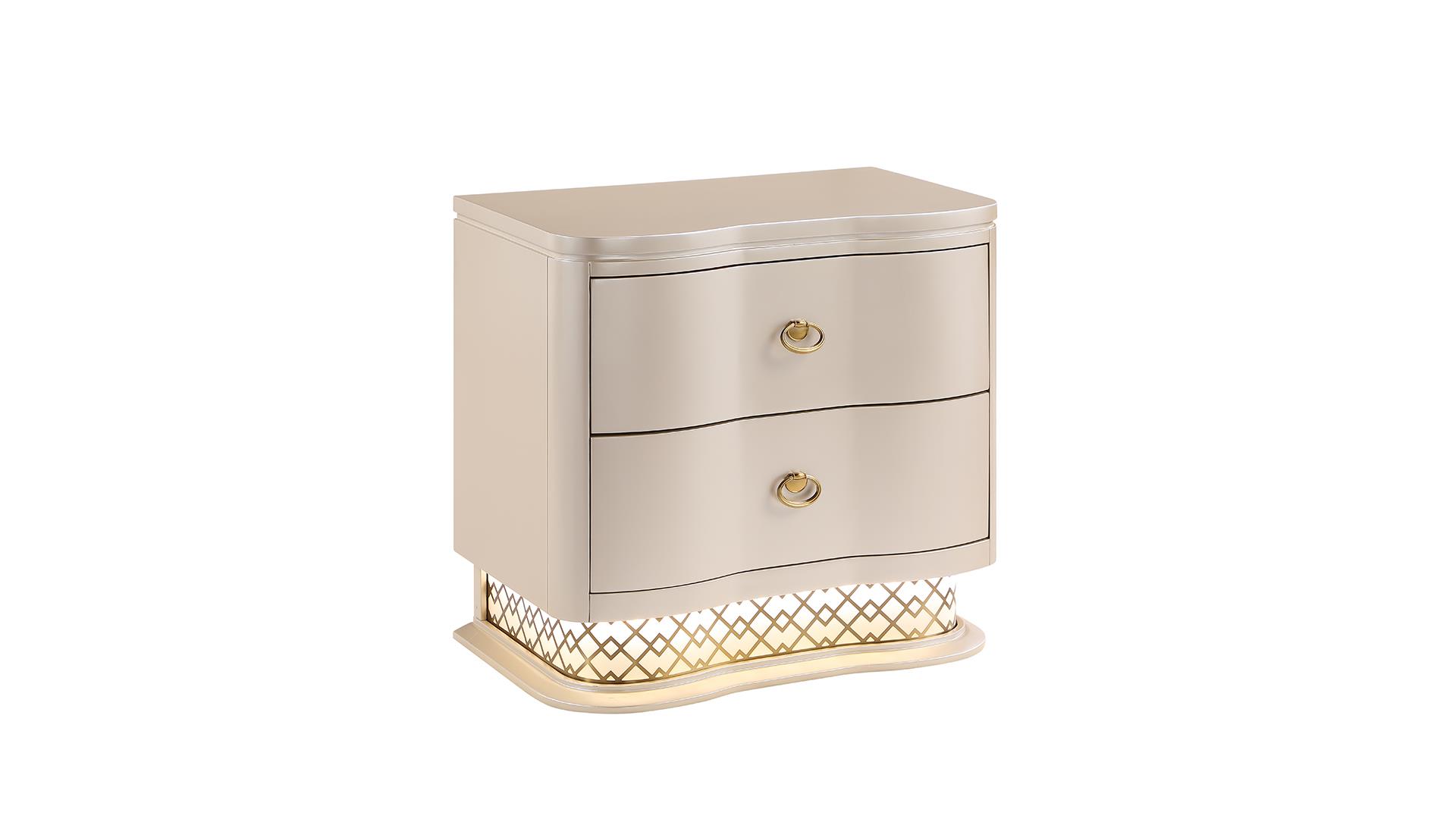 Flora Bedroom Set In Beige – Image 5