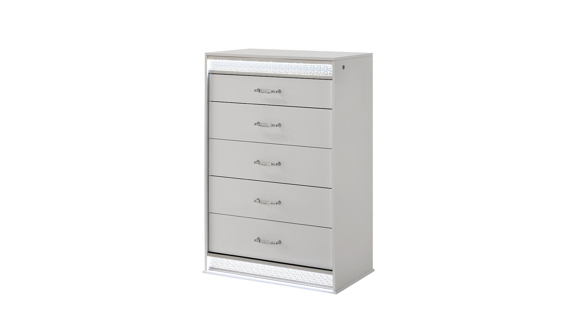 Glam Bedroom set in White – Image 4