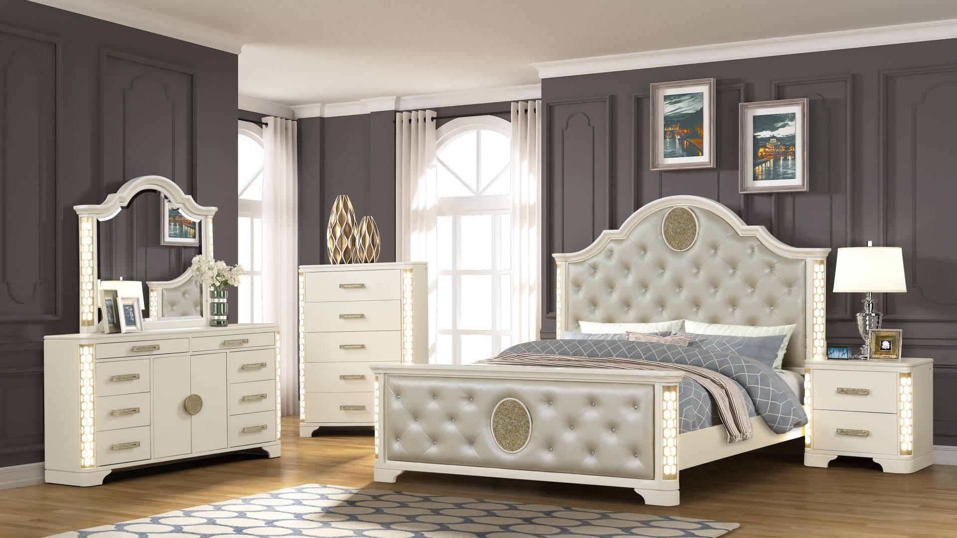 Jasmine Bedroom Set with Dresser – Image 1