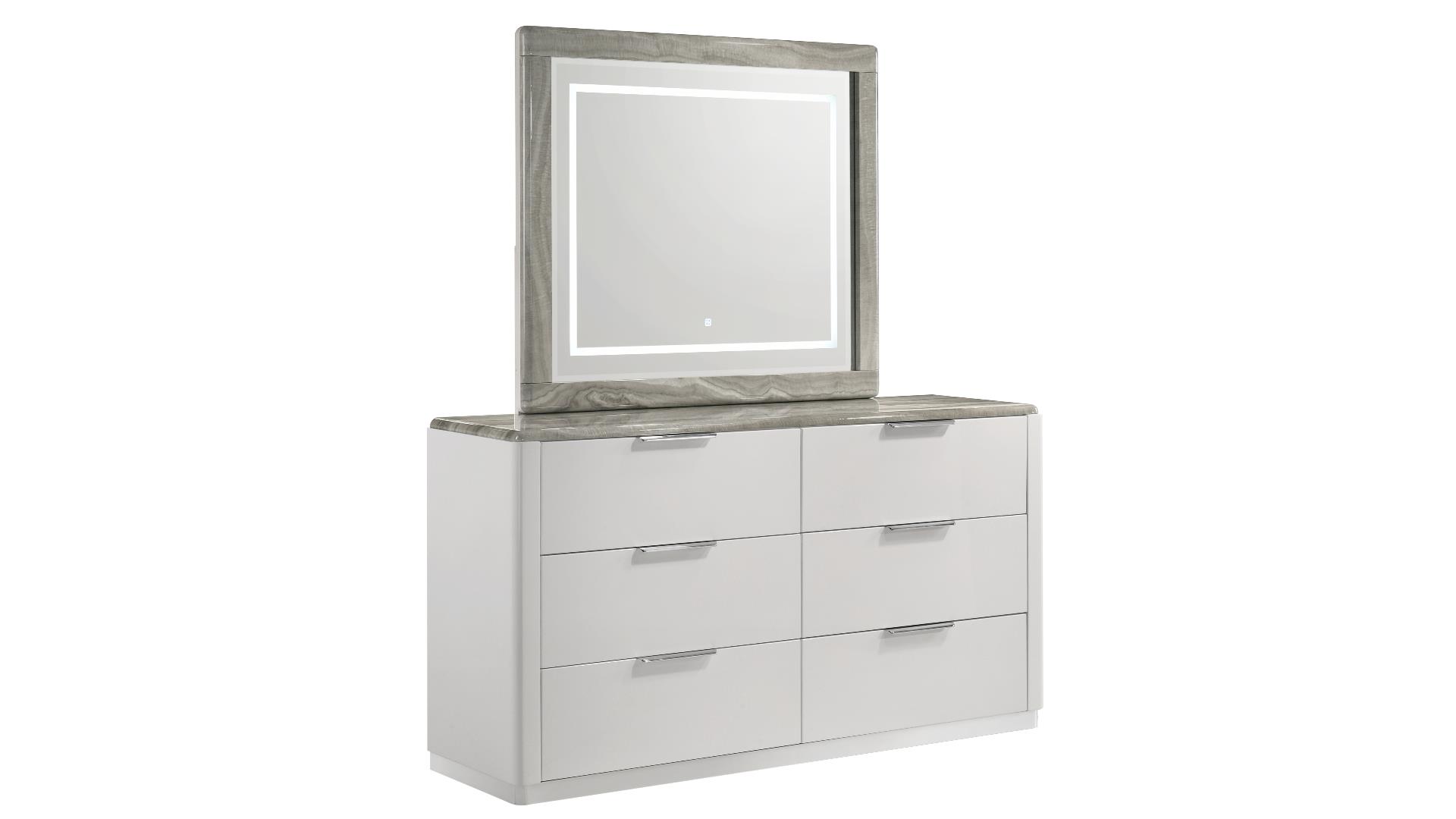 Jazz Bedroom Set In White – Image 3