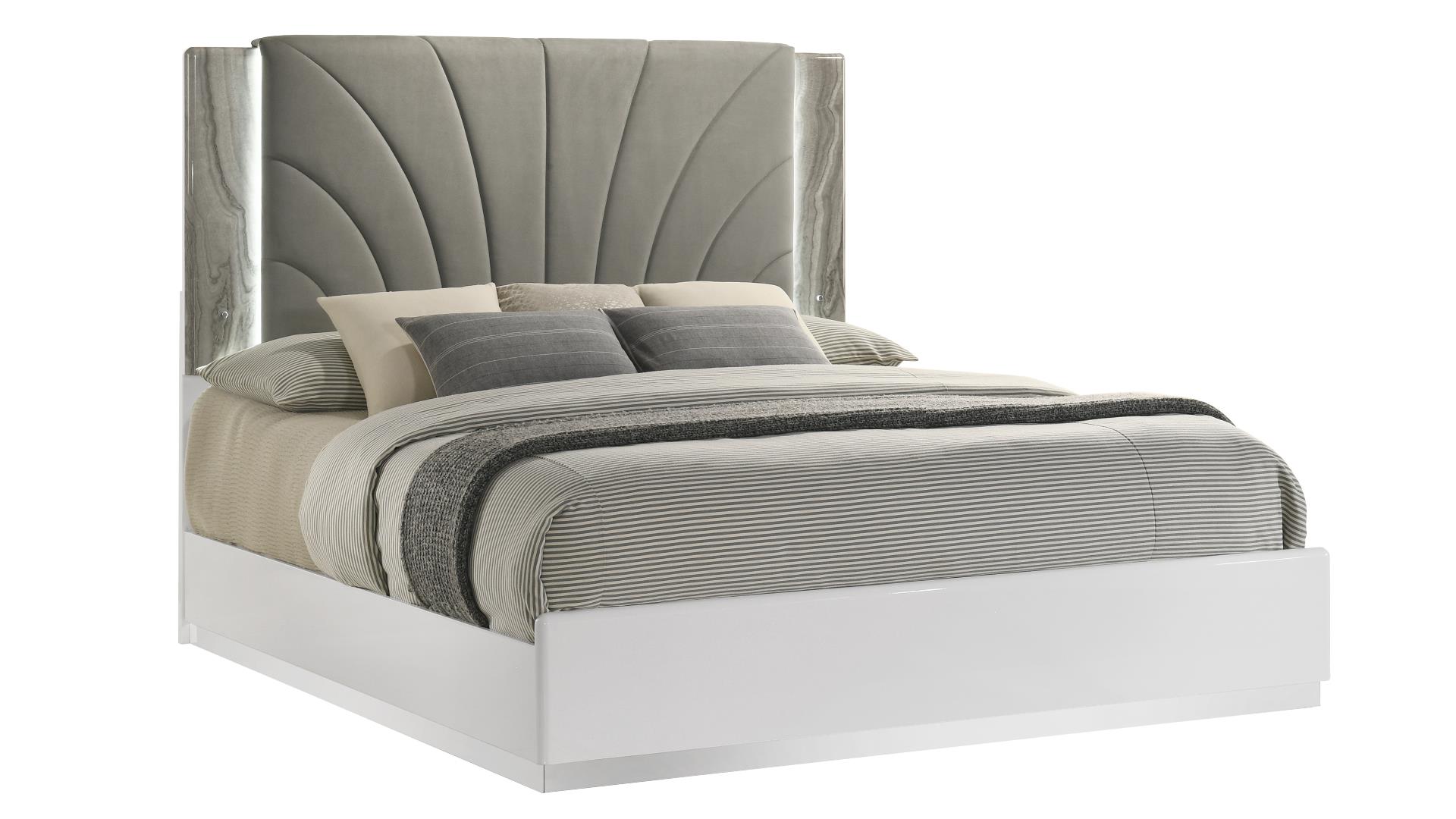Jazz Bedroom Set In White – Image 2