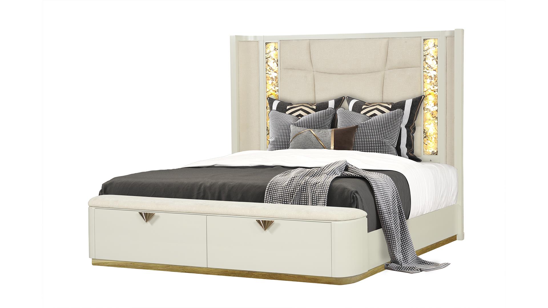 La Pierre Bedroom Set in Beige – Image 2