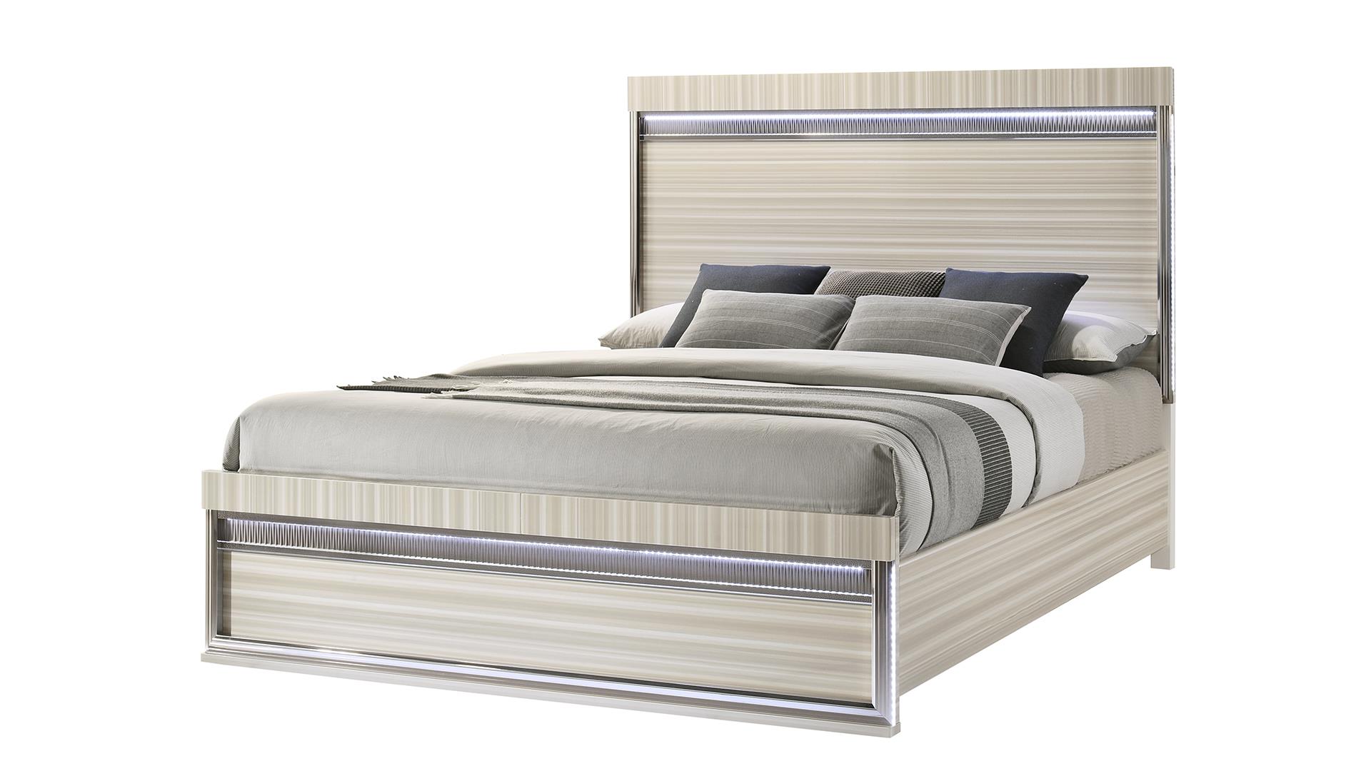 Leonor Queen Bedroom Set in Gray – Image 2