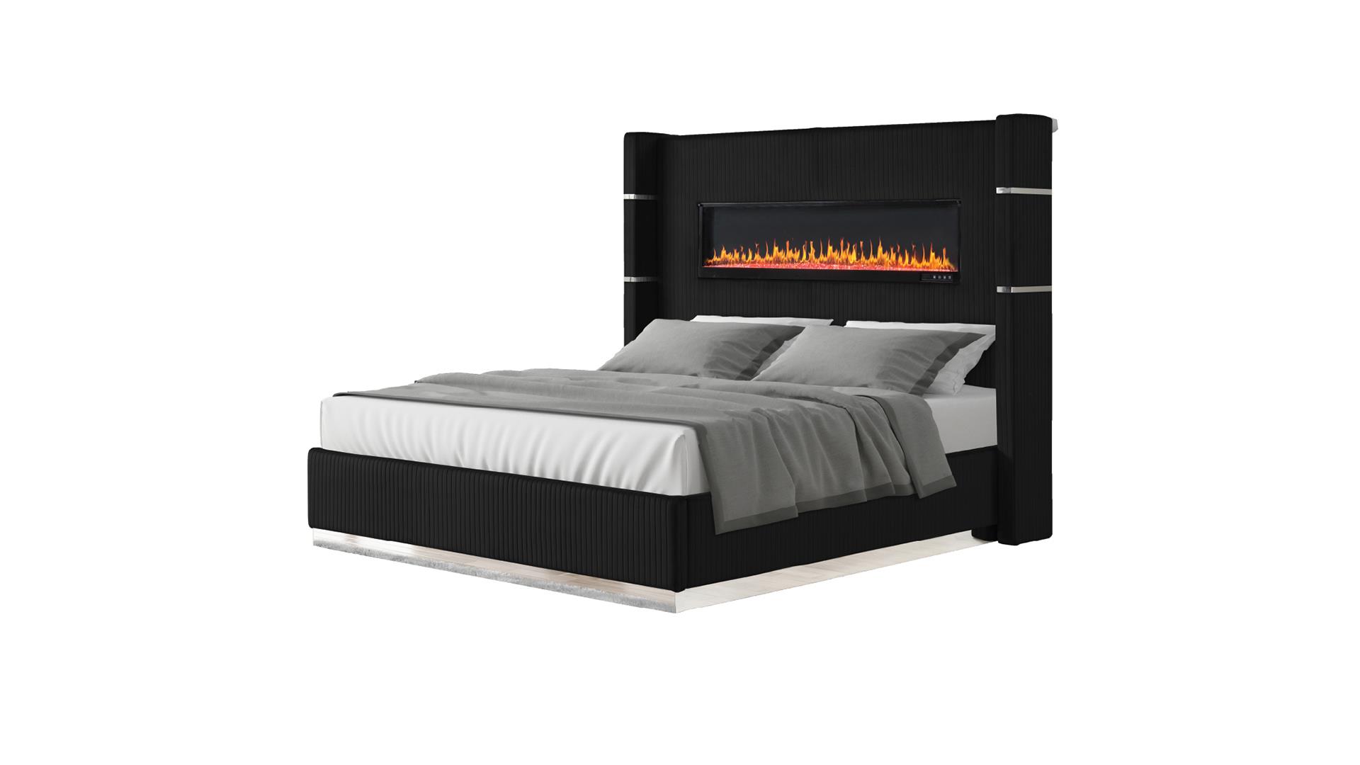 Lizelle Bedroom Set in Black – Image 2