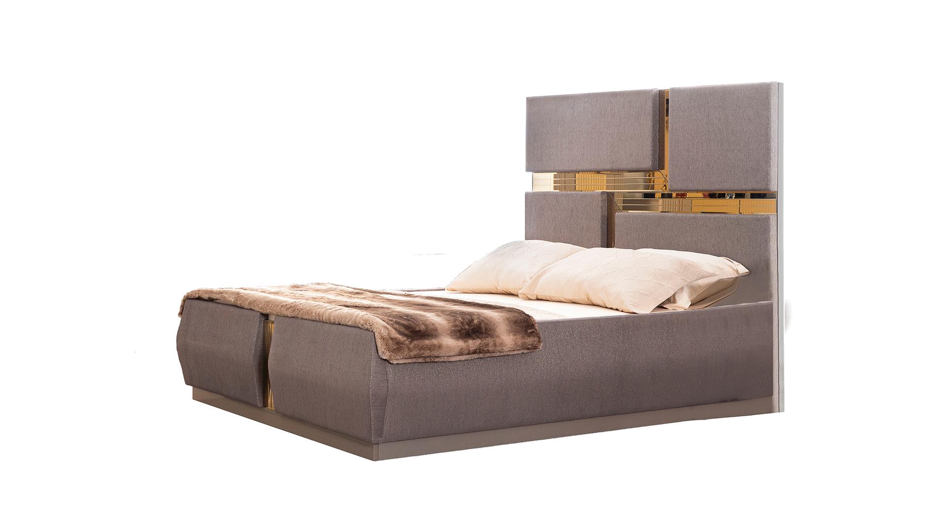 Lorenzo Queen Bedroom Set in River Sand Gray – Image 2