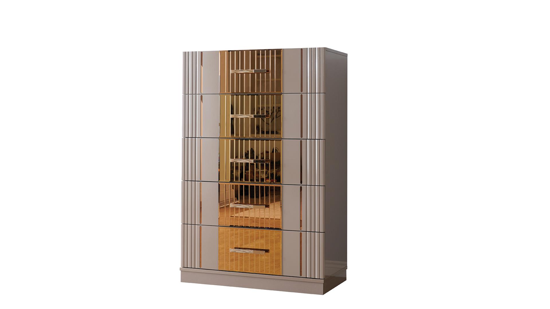 Lorenzo Queen Bedroom Set in River Sand Gray – Image 4