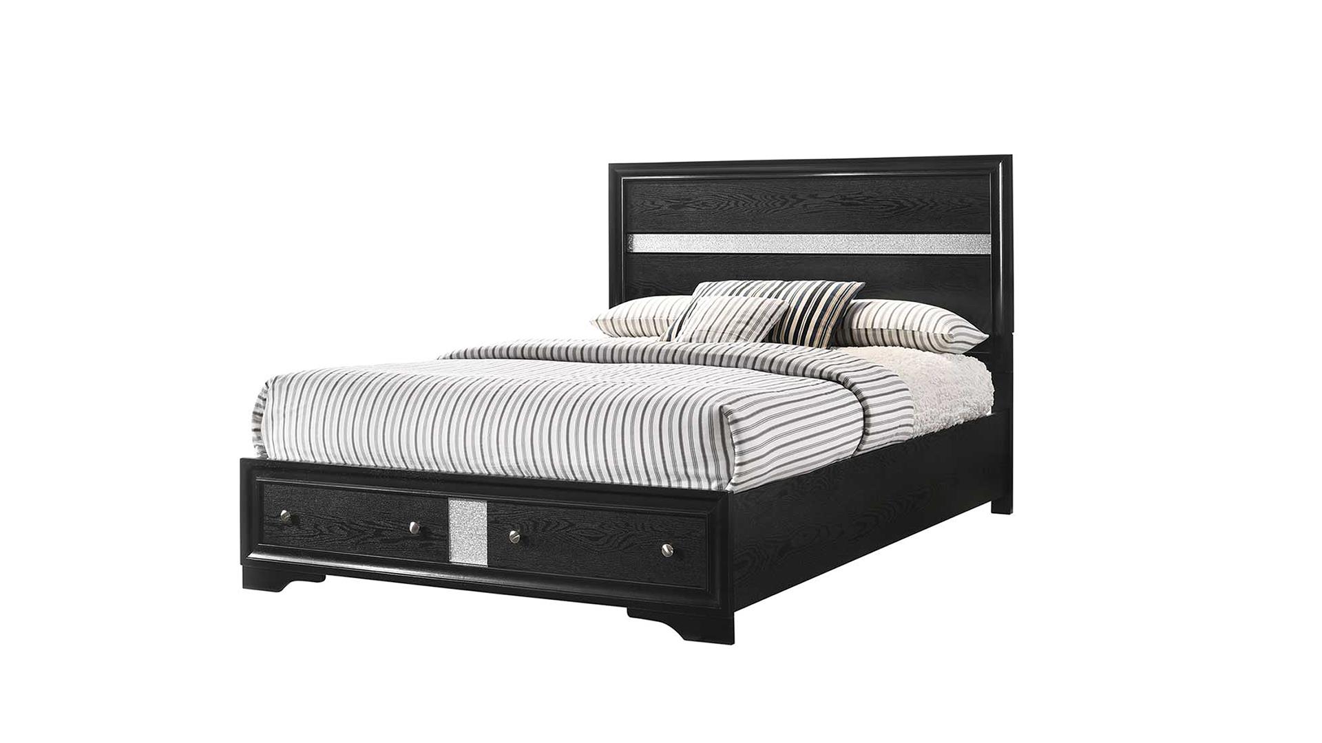 Matrix Bedroom Set in Black – Image 2