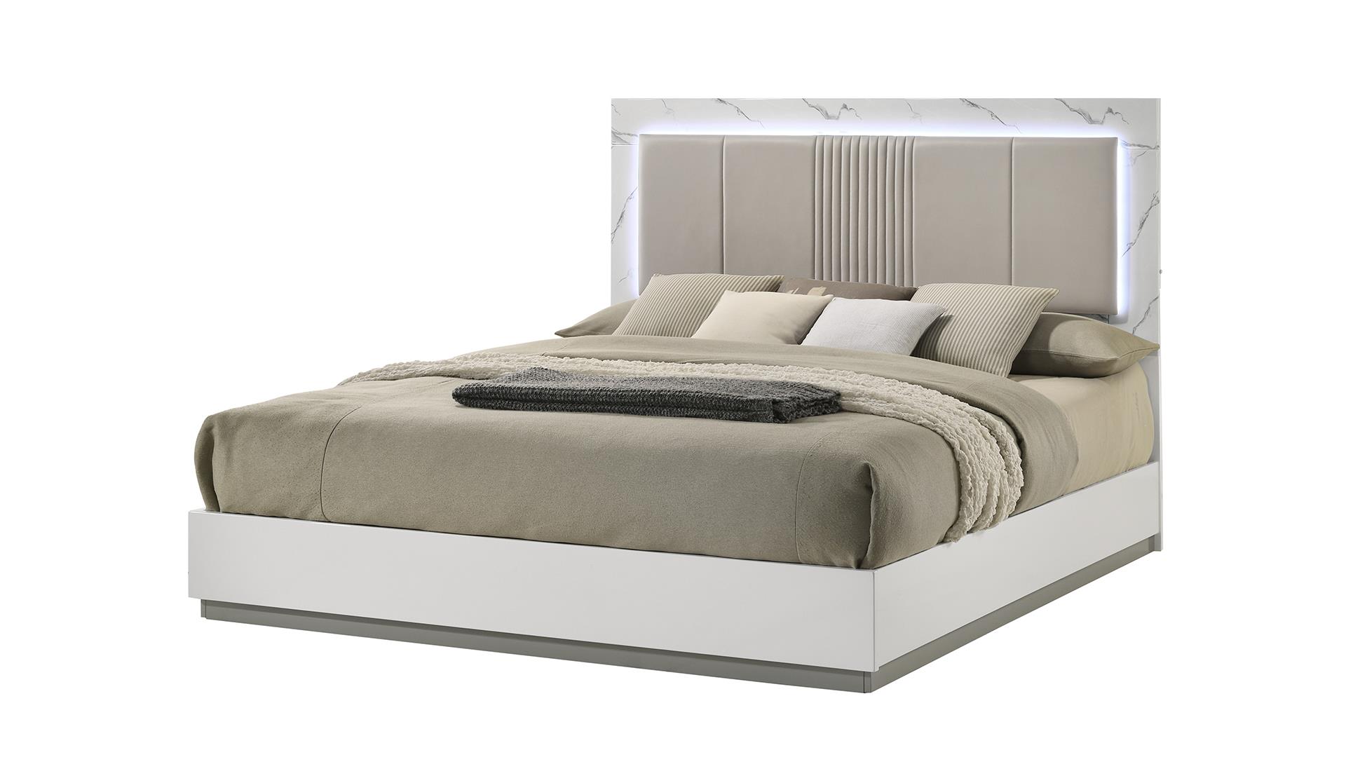 Mist Queen Bedroom Set White – Image 2