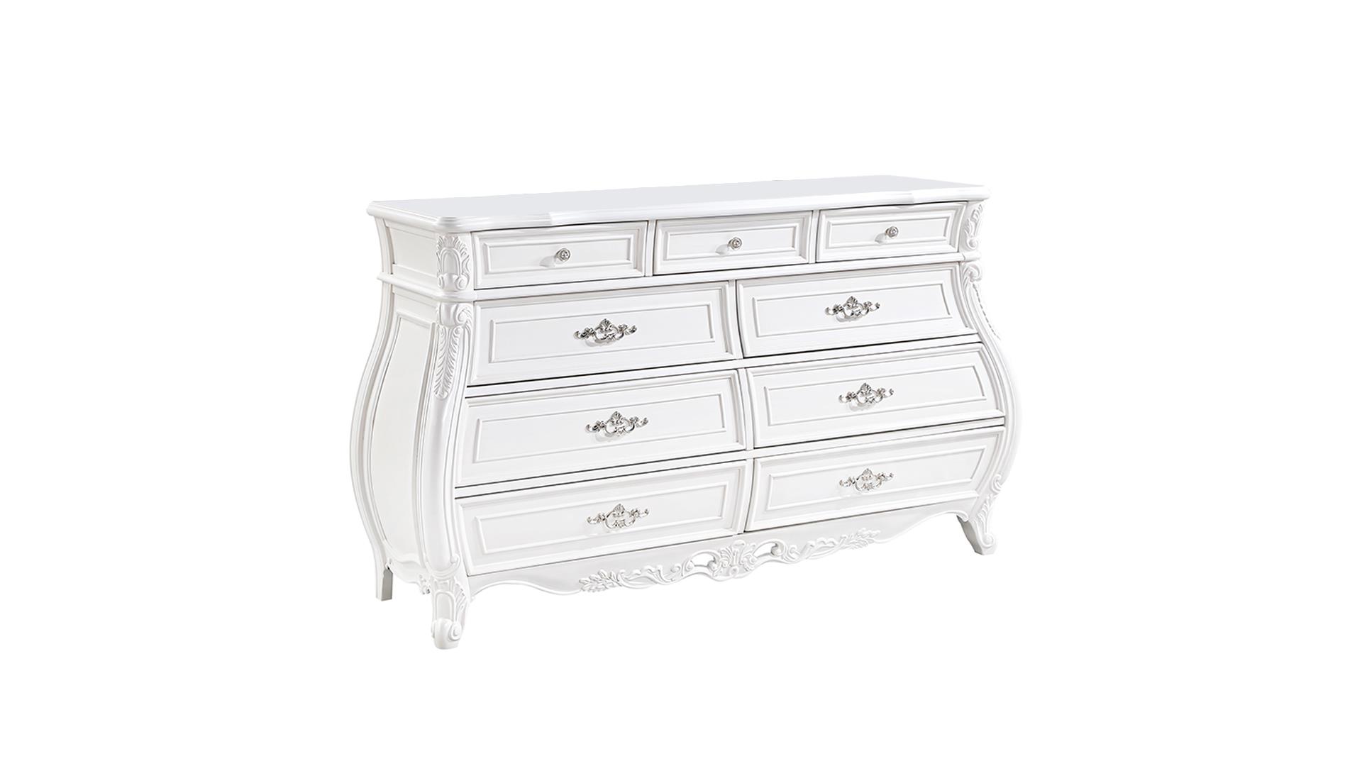 Opulence Bedroom set in White – Image 3