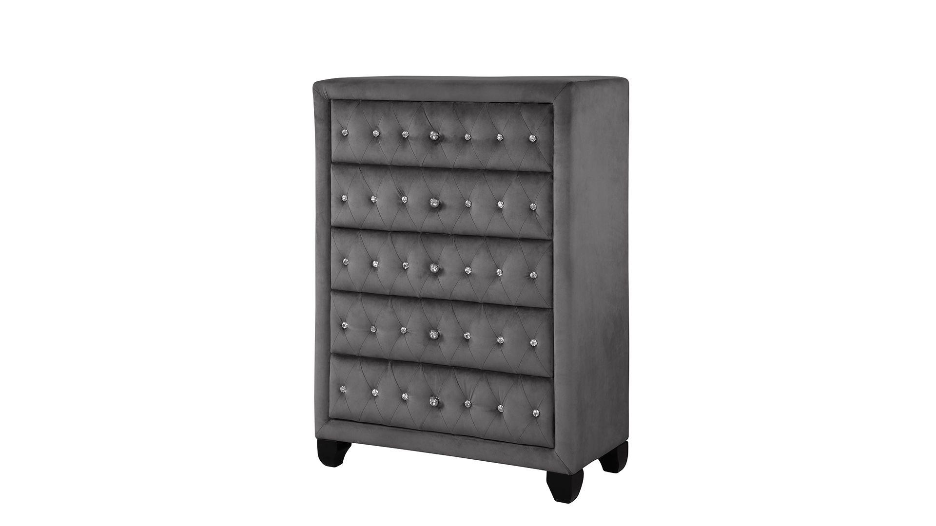 Sophia Bedroom Set in Gray – Image 4