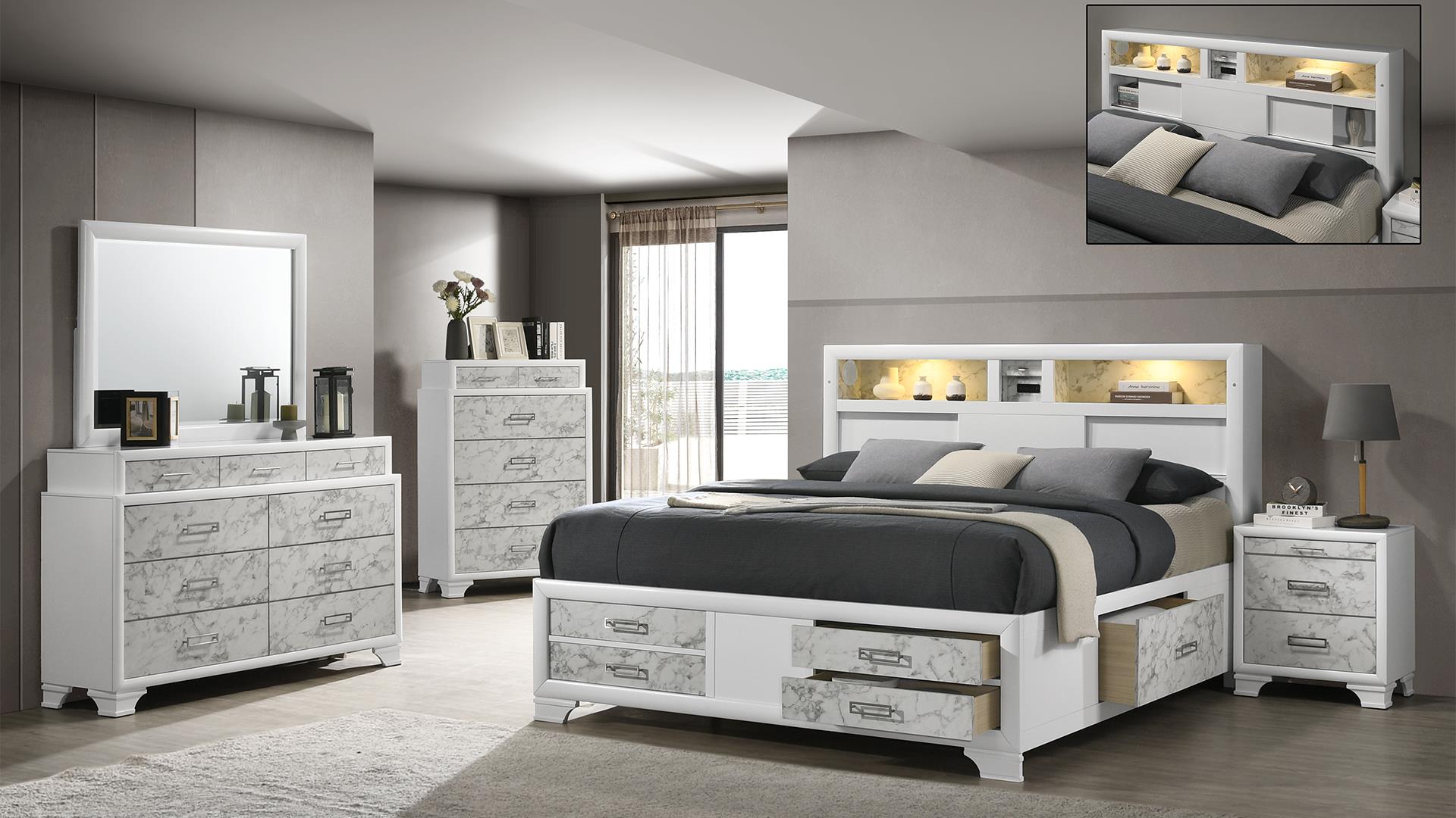 Soul Bedroom Sets White – Image 1