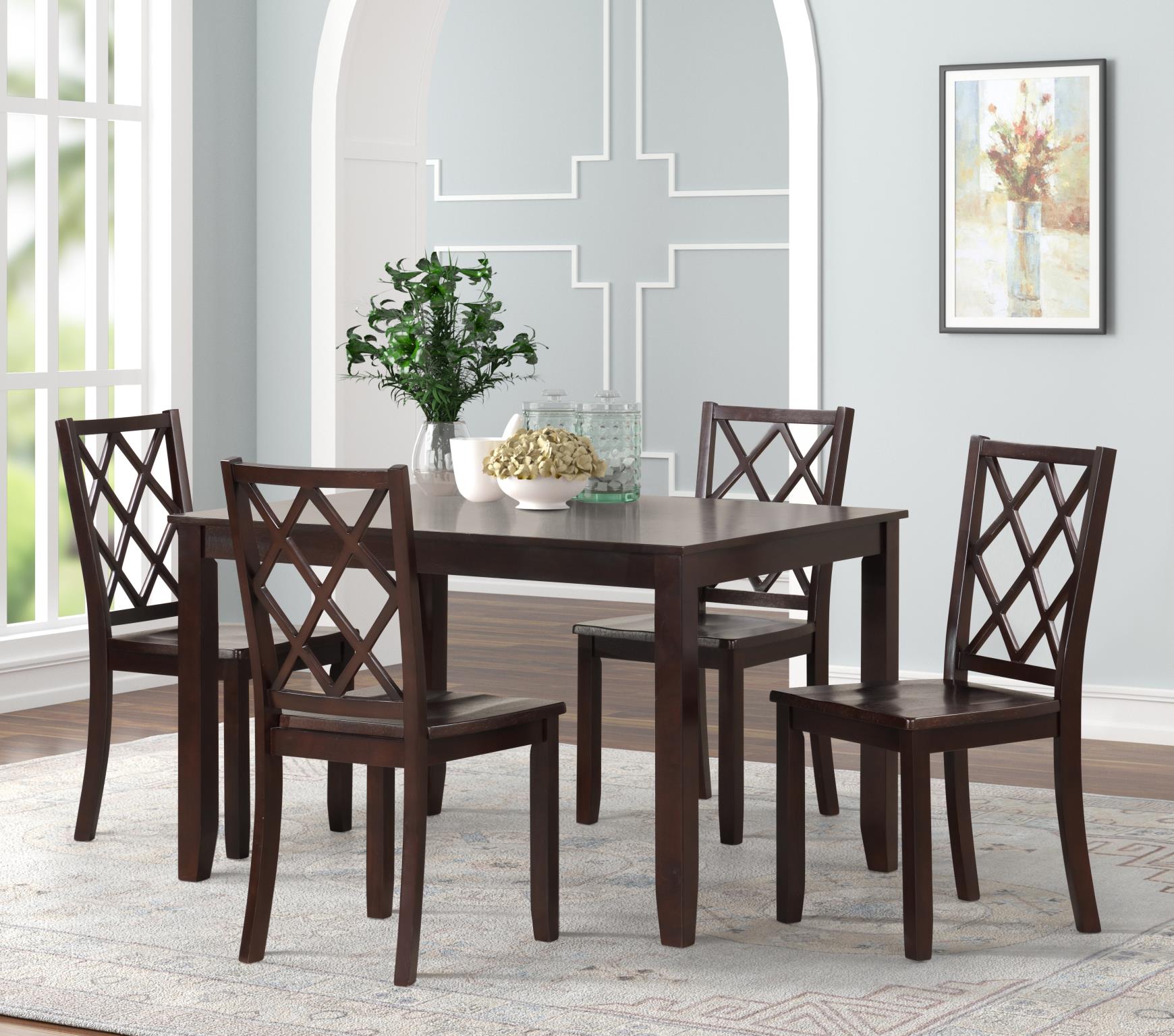 Rosie - 5 PC Dining Set, Table and 4 Chair – Image 1