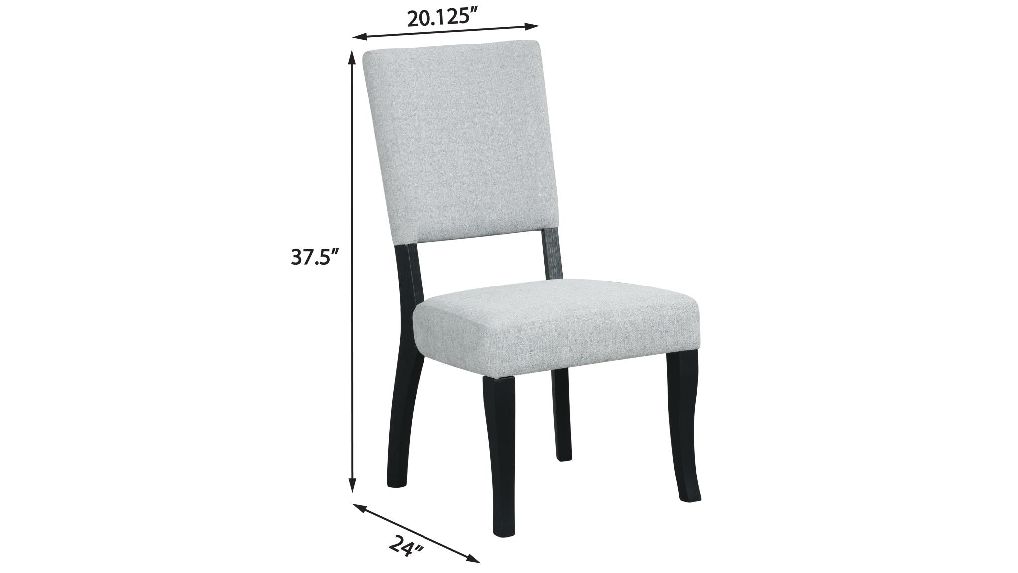 Tina - White Upholstered Dining Chair – Image 4