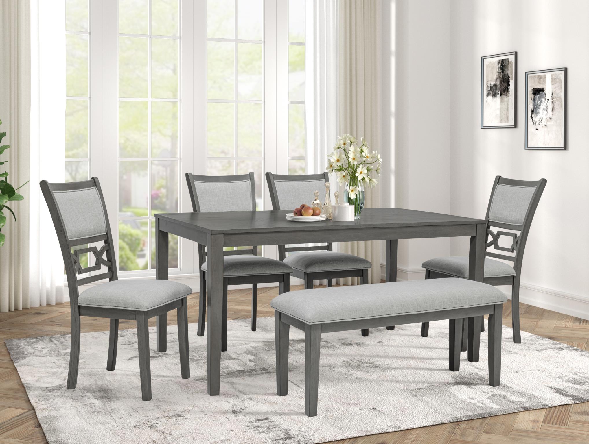 Amara - 6PC Gray Dining Set – Image 1