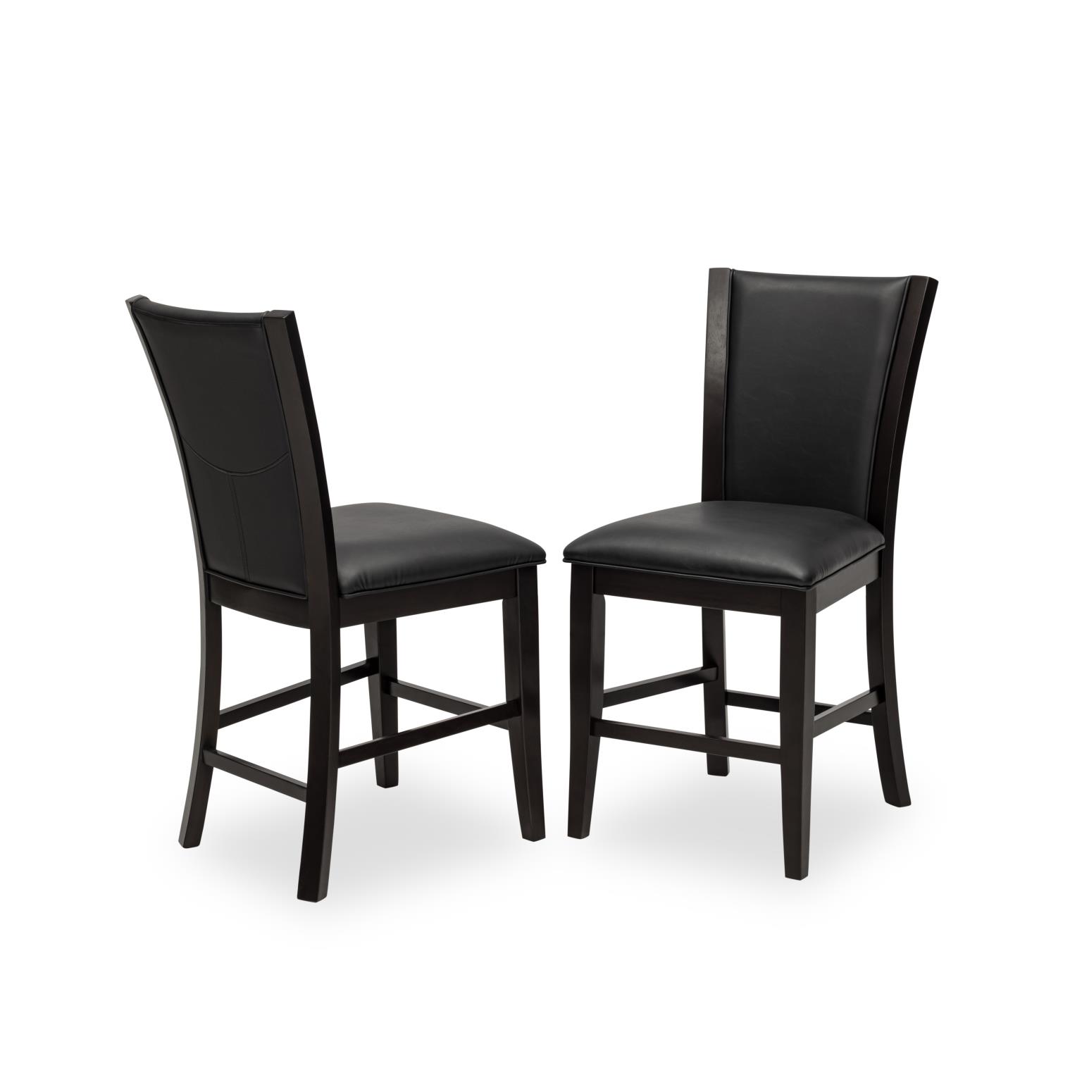 SANDY - Brown Upholstered Dining Pub Chair 2PC/CTN – Image 3