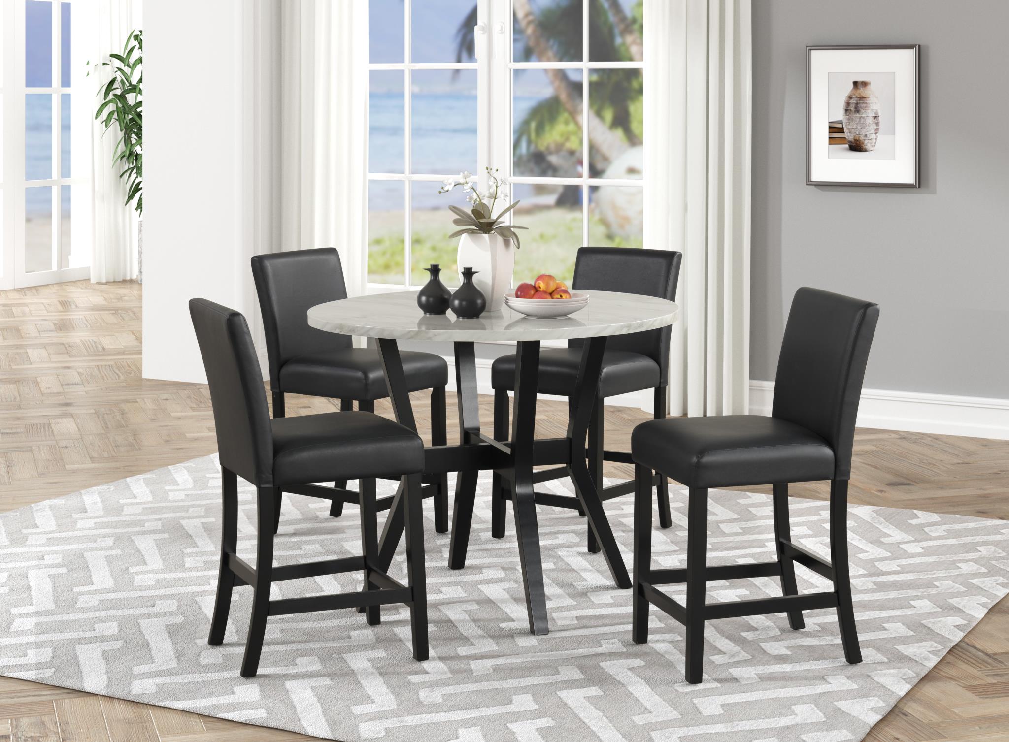  Ariana - 5PC Pub Dining Table Set – Image 1