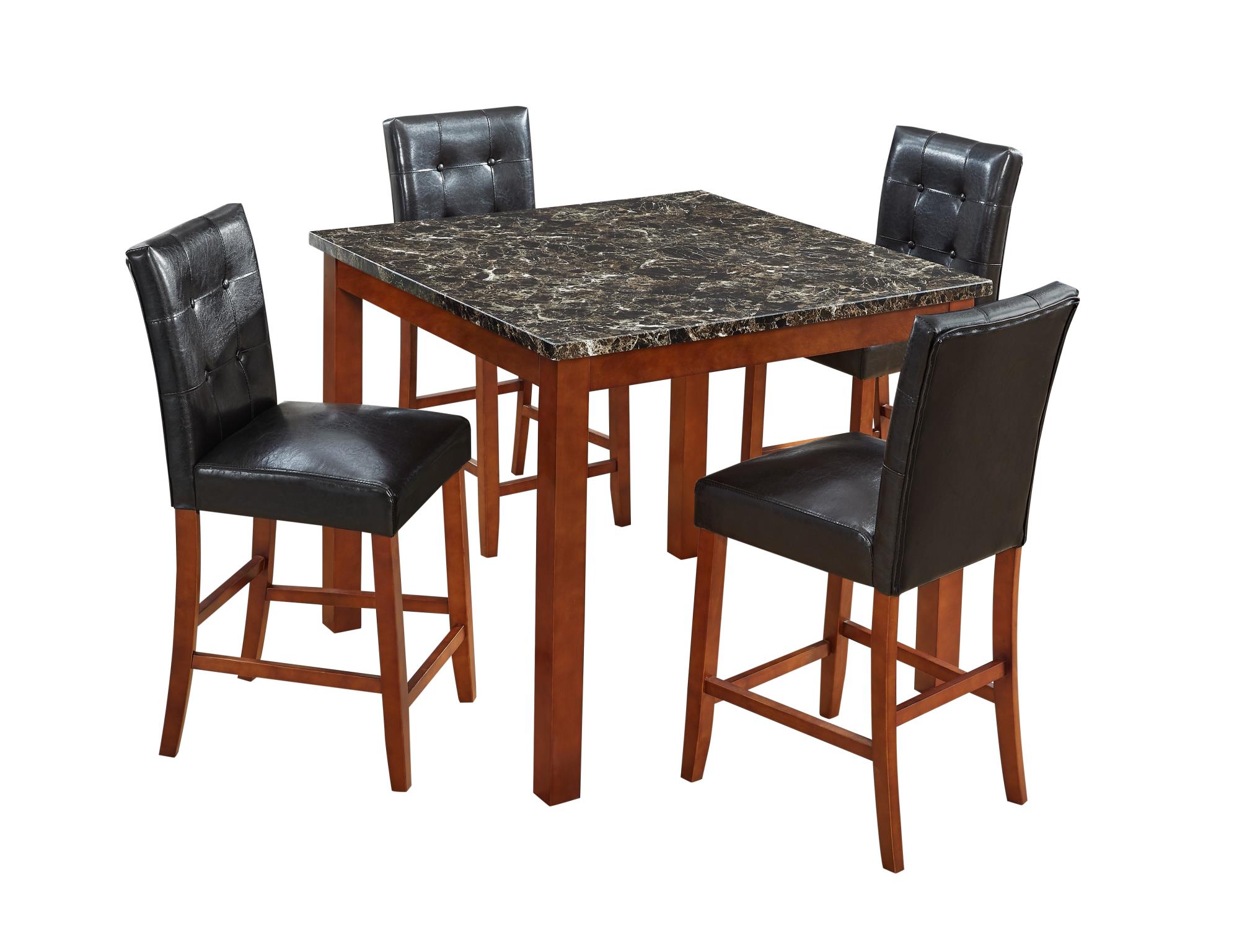 Brooklyn - 5 PC Pub Dining Set, Table and 4 Chairs – Image 2