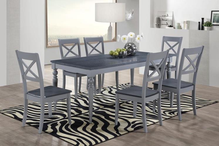 Florence - Gray Dining Table Set – Image 1
