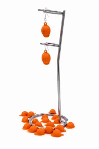 Hardhat Earrings – Orange