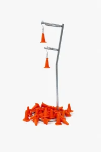 Union Glam - Earrings – Orange Safety Cone Earrings