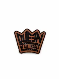 Queen of All Trades Leather Patch – Image 1
