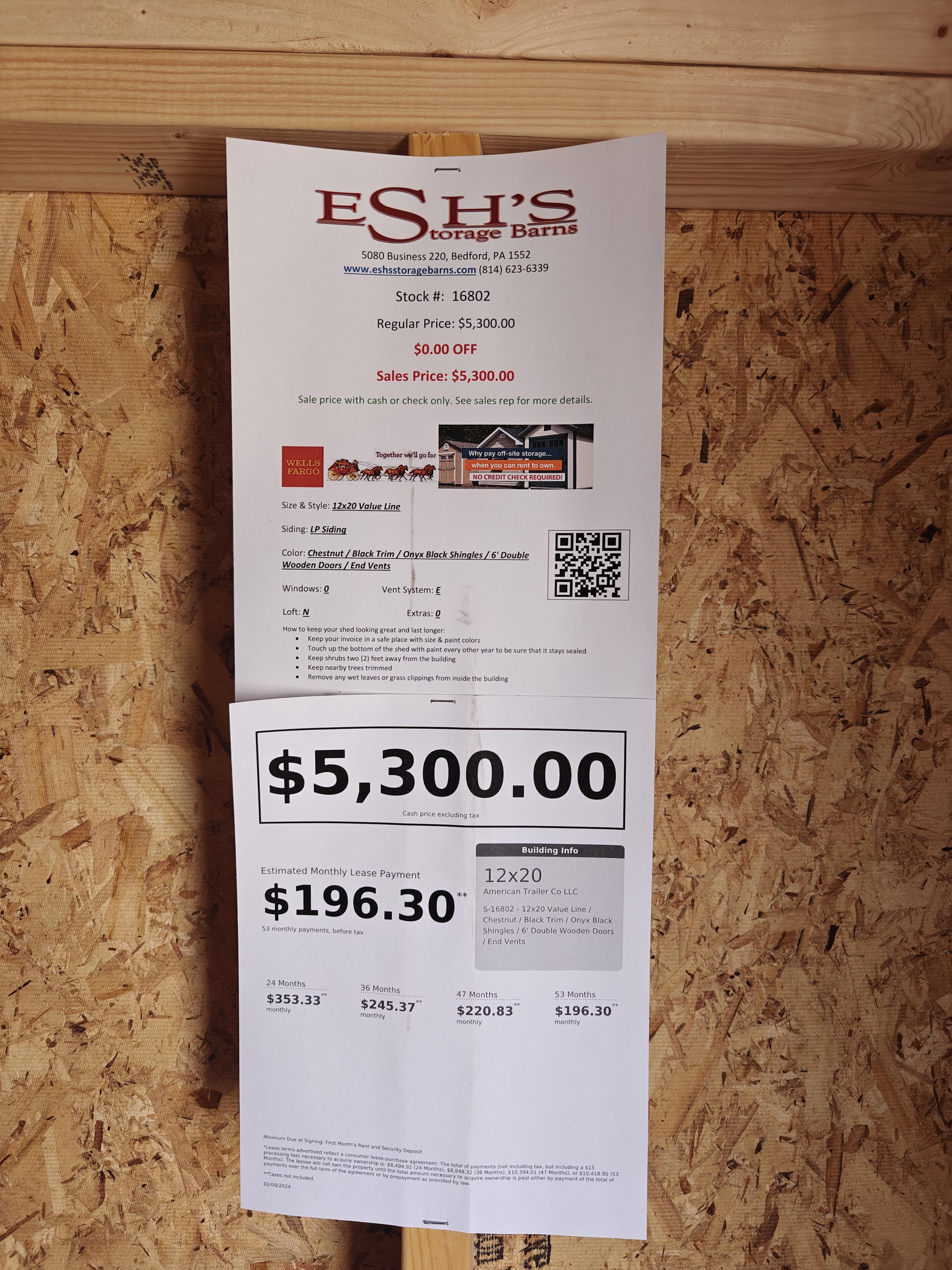 Value Line 16802 12x20 – Image 3