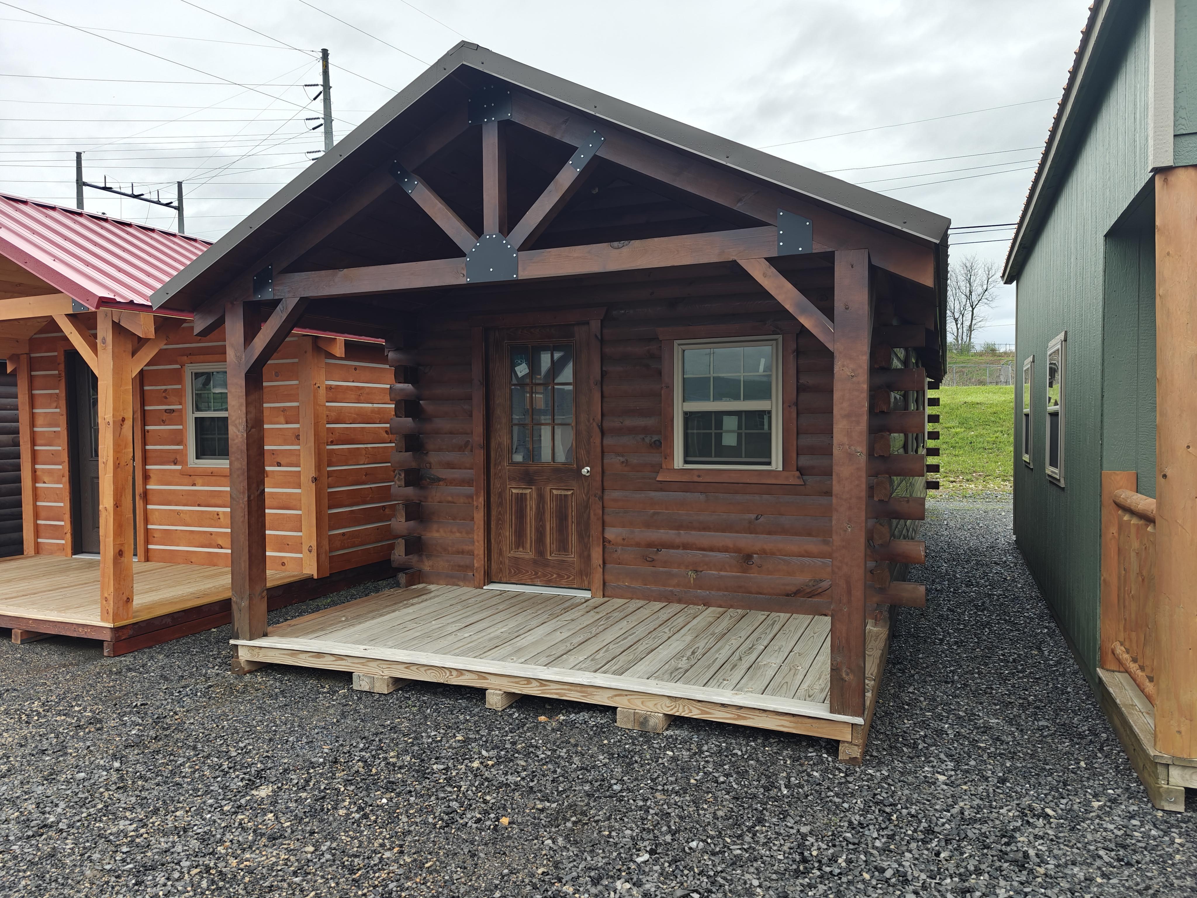 16891 12x36 Redwood Cabin – Image 1