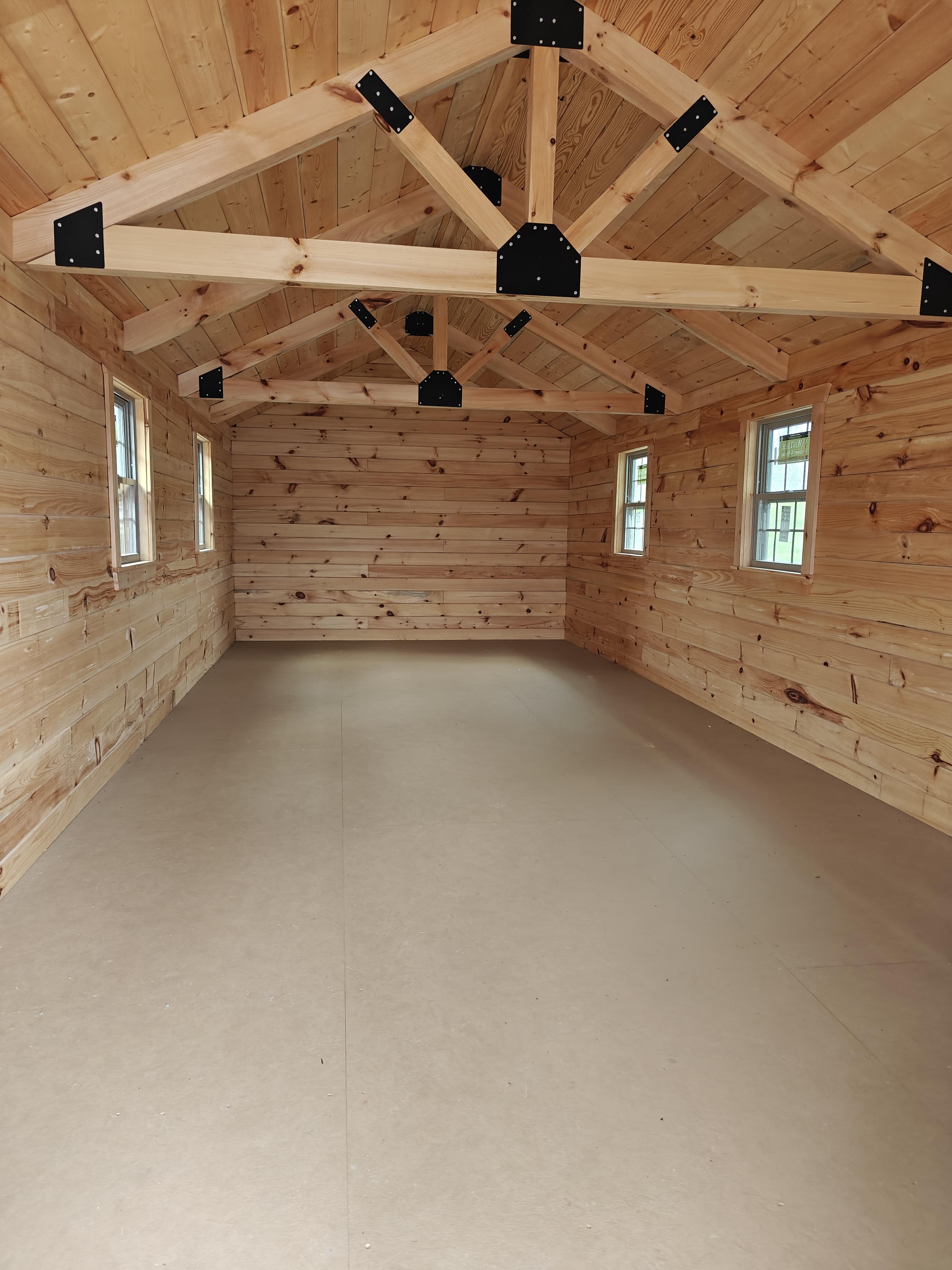 16891 12x36 Redwood Cabin – Image 4
