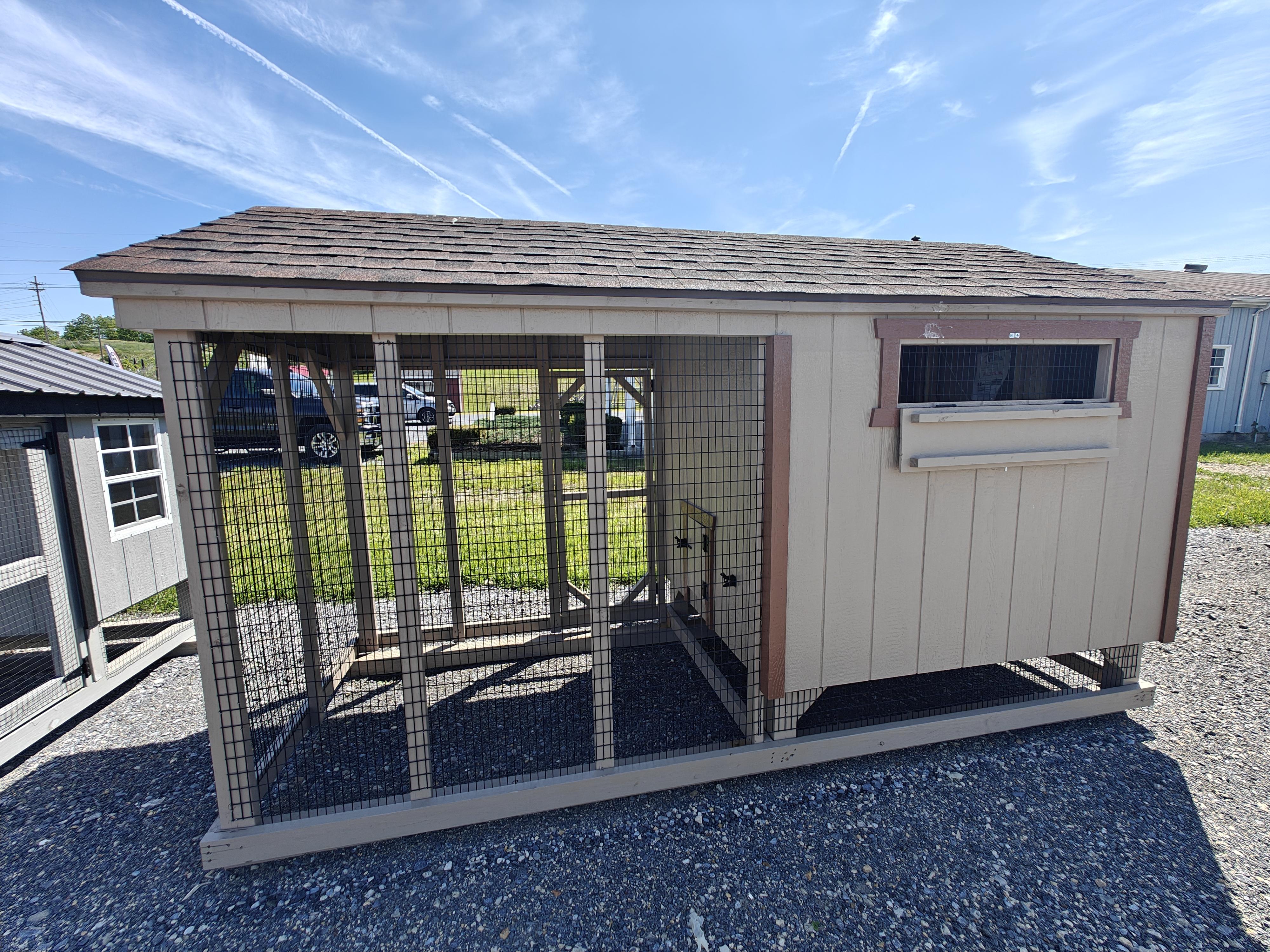 CQ-512-R Animal Shelter Chicken Runs – Image 1