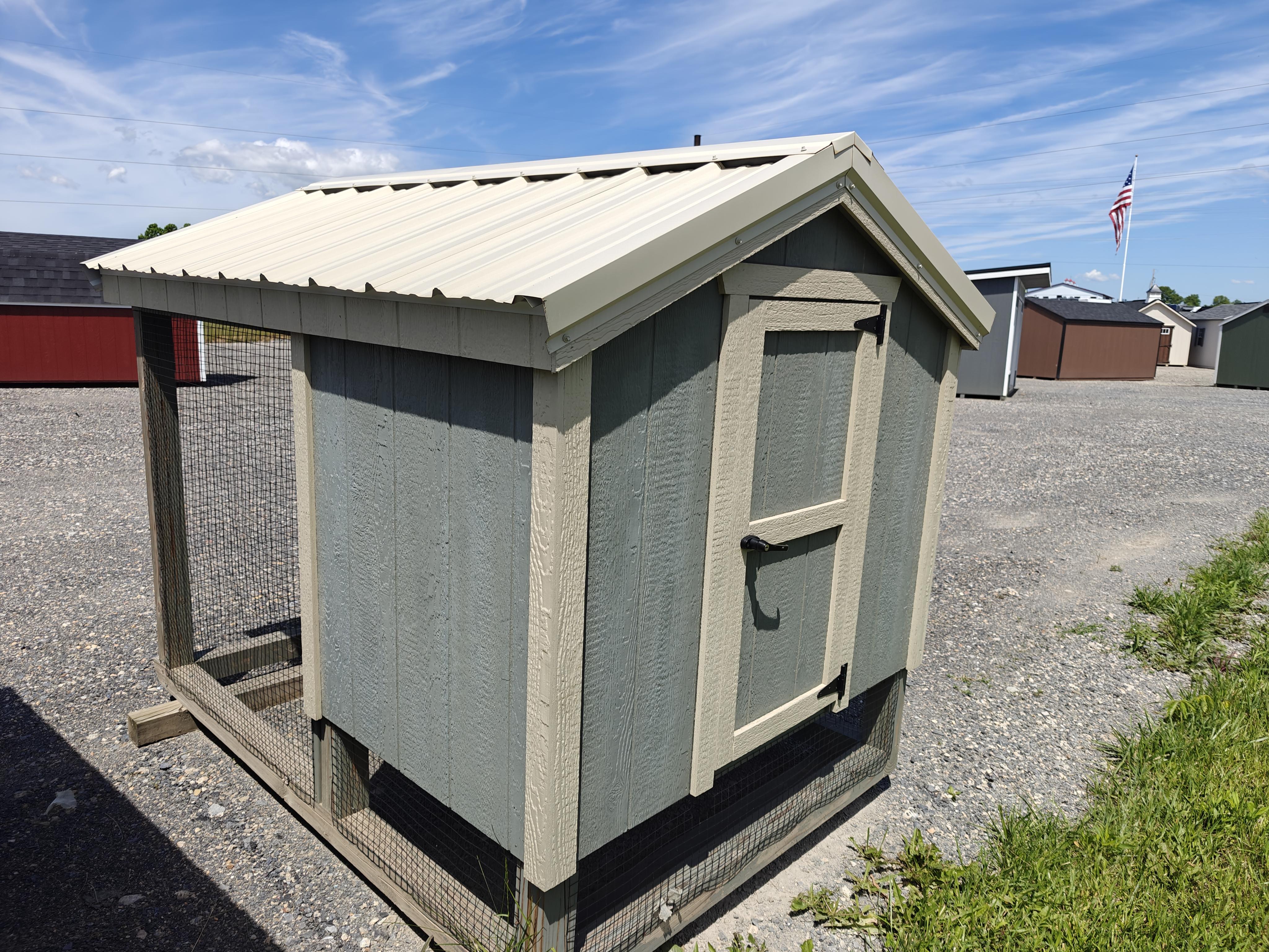 C-12062 5x7 Animal Shelter Chicken Runs – Image 6