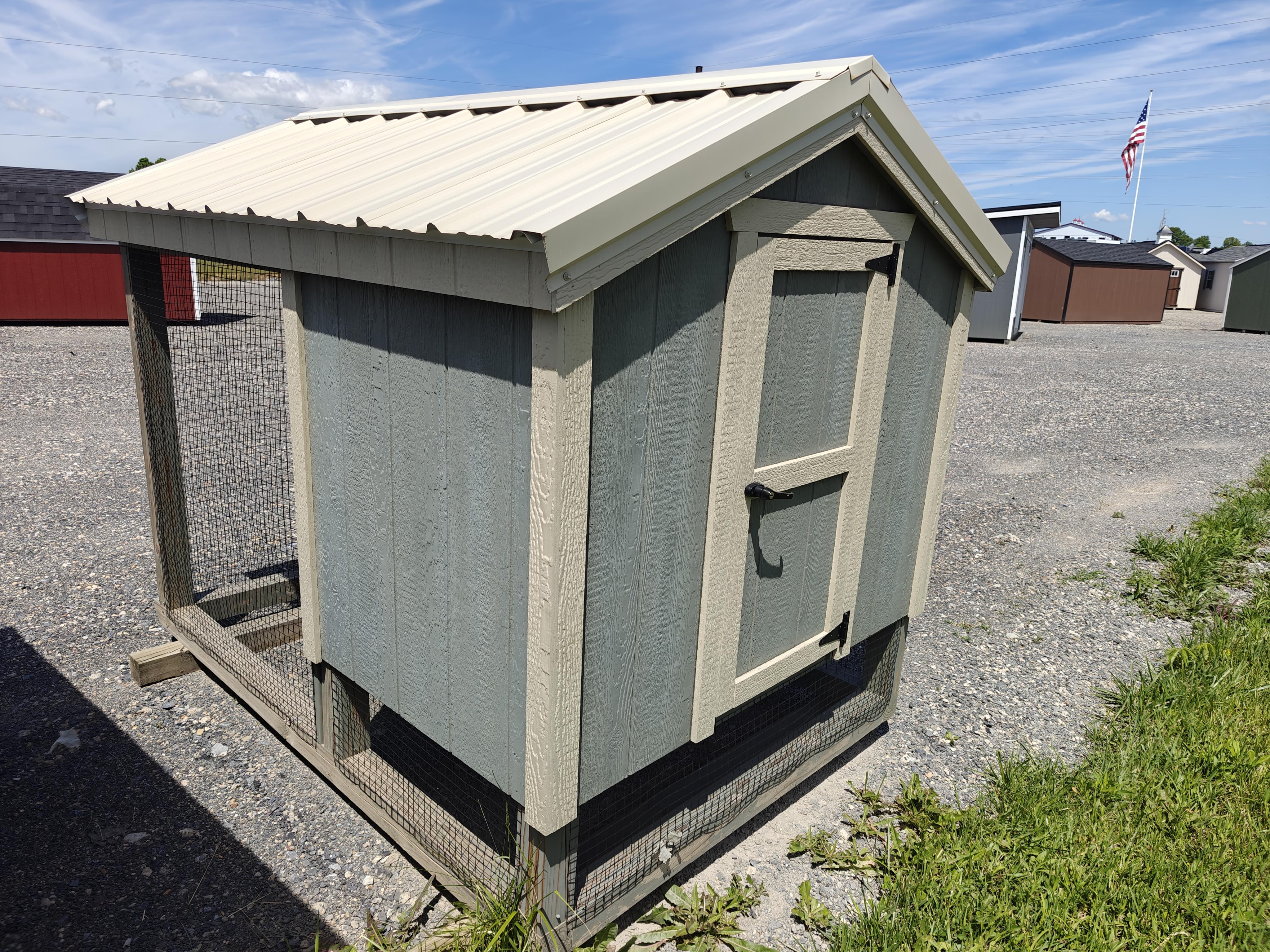 C-12062 5x7 Animal Shelter Chicken Runs – Image 5