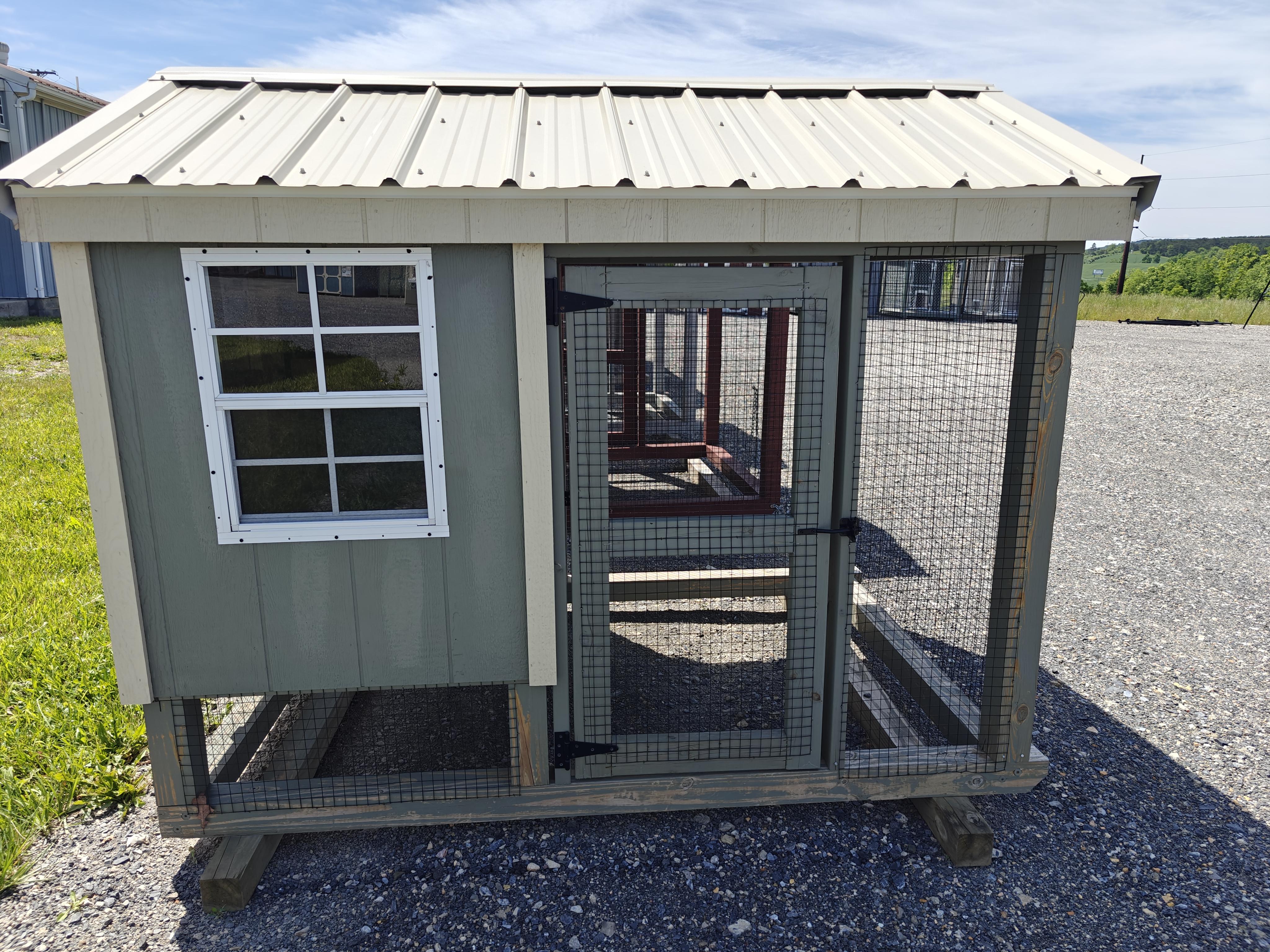 C-12062 5x7 Animal Shelter Chicken Runs – Image 3