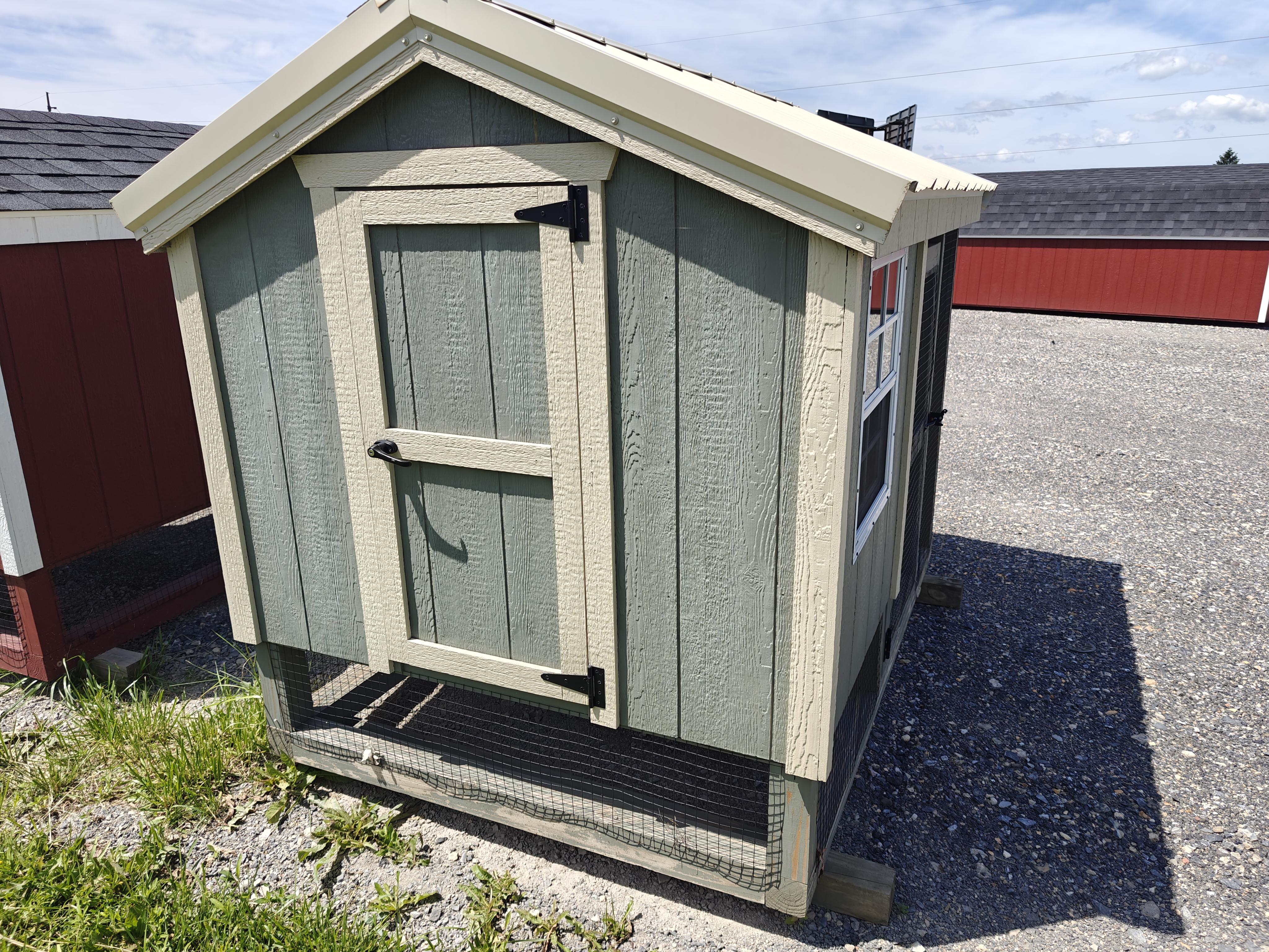 C-12062 5x7 Animal Shelter Chicken Runs – Image 4