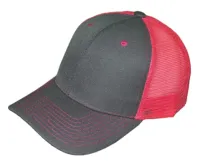 Structured Hat with 4-H Emblem – Dark Gray/Neon Pink