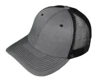 Structured Hat with 4-H Emblem – Dark Gray/Black