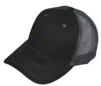 Structured Hat with 4-H Emblem – Black/Dark Gray