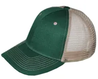 Structured Hat with 4-H Emblem – Dark Green/Khaki