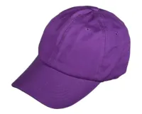 Unstructured Hat with 4-H Emblem – Purple