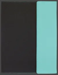 Laser Engraved 4-H Padfolio – Teal/Black, 0 lines