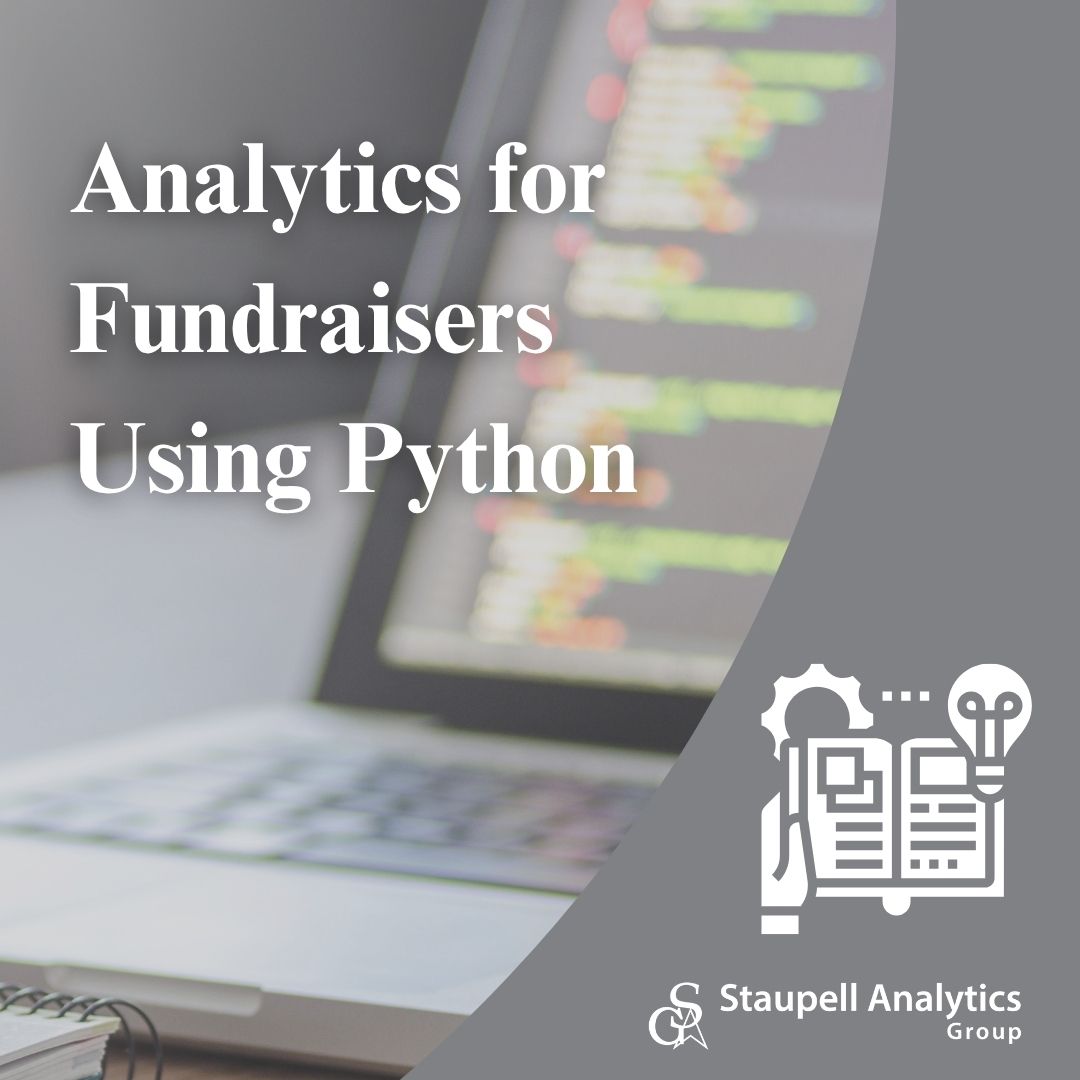 Analytics for Fundraisers Using Python: A Beginner's Course – Image 1
