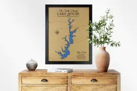 Lake Keowee Map, South Carolina – Image 6