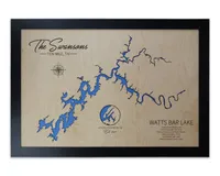 Watts Bar Lake Wooden Map, Tennessee – Image 6
