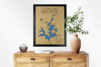 Lake Blueridge Wooden Map, Georgia – Image 4