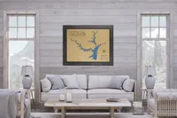 Lake Hartwell Map, Georgia & South Carolina – Image 6