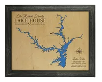 Lake Hartwell Map, Georgia & South Carolina – Image 5