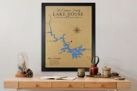 Lake Lanier Wooden Map, Georgia – Image 12