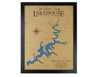Custom Wood Map of Any Lake – Lake House Wall Art – Image 5
