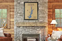 Lake Keowee Map, South Carolina – Image 1